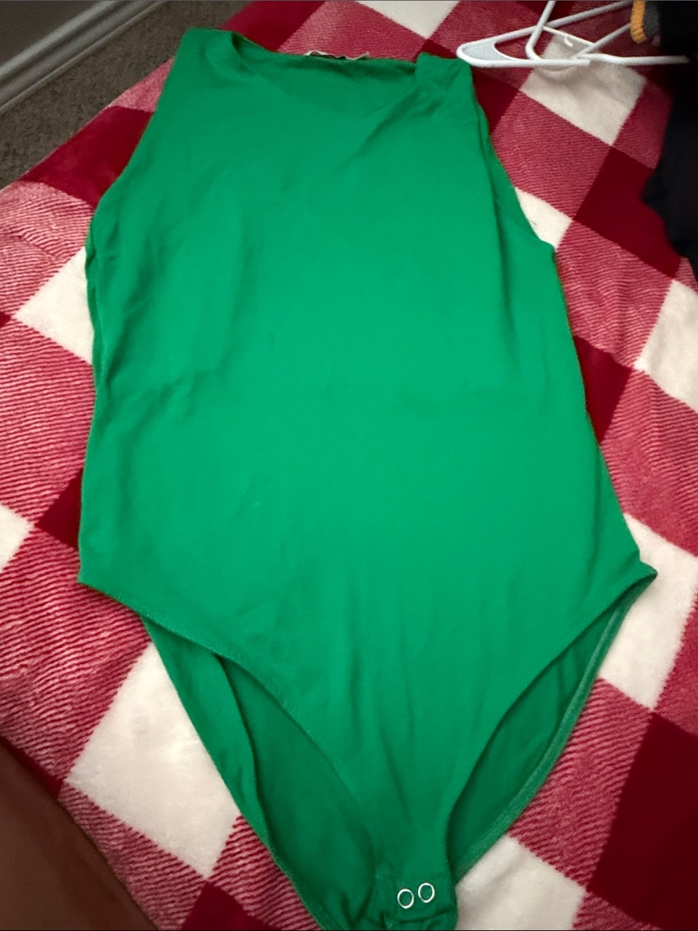 stradivarius Bright Green body women One-Piece Bodysuit size large